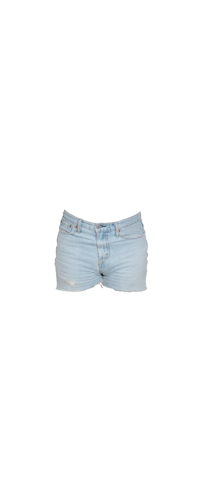 Light Blue Levi's Mini Shorts